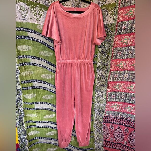 Saturday/ Sunday x Anthropologie Fawn Linda Velvet Jumpsuit Size Small - Picture 2 of 16